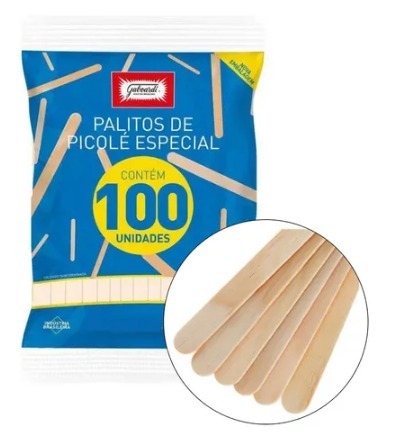 PALITO SORVETE C/100 GABOARDI